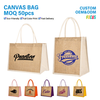Sac fourre-tout en toile de jute PE grand format, réutilisable, écologique, avec logo personnalisé, idéal pour les mariages, la plage, les courses et comme sac à main pour femme - Vente en gros usine