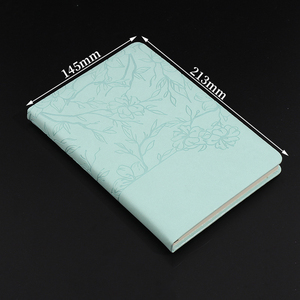 Cubierta de lujo de cuero PU Área grande Logotipo en relieve Cuaderno personalizado Reunión DE OFICINA DE NEGOCIOS <span class=keywords><strong>Libro</strong></span> A5 - Product Image 3