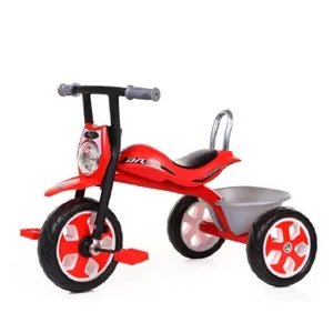 Bicicleta triciclo infantil, quadro de metal para crianças