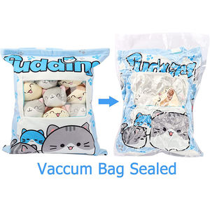 Meilleures ventes : Adorables petits coussins en peluche douce, cadeau, avec rembourrage amovible, motif dessin animé, huit adorables petits coussins chat - Product Image 3