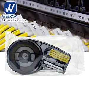 Weemay M21-125-C-342-YL Hittekrimpbuis Compatibel Label Tape Cartridge Voor Brady Bmp21 Plus Bmp21 Lab Label Printer