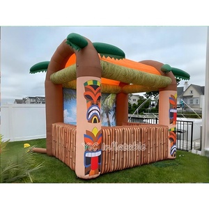 Bar Tiki Gonflable Professionnel d'Extérieur avec Palmiers pour Fêtes au Bord de la <span class=keywords><strong>Piscine</strong></span>, Durable - Product Image 2