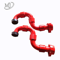 Coude pivotant Chiksan à rayon long style API6A 10 en acier allié forgé, raccord à marteau Fig1502 pour collecteur de fracturation de champ pétrolier