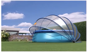 Directo de fábrica, nuevo diseño, cubierta de Casa de <span class=keywords><strong>piscina</strong></span> de PVC, cúpula de <span class=keywords><strong>piscina</strong></span> aislada Popular para uso en patio trasero al aire libre - Product Image 5