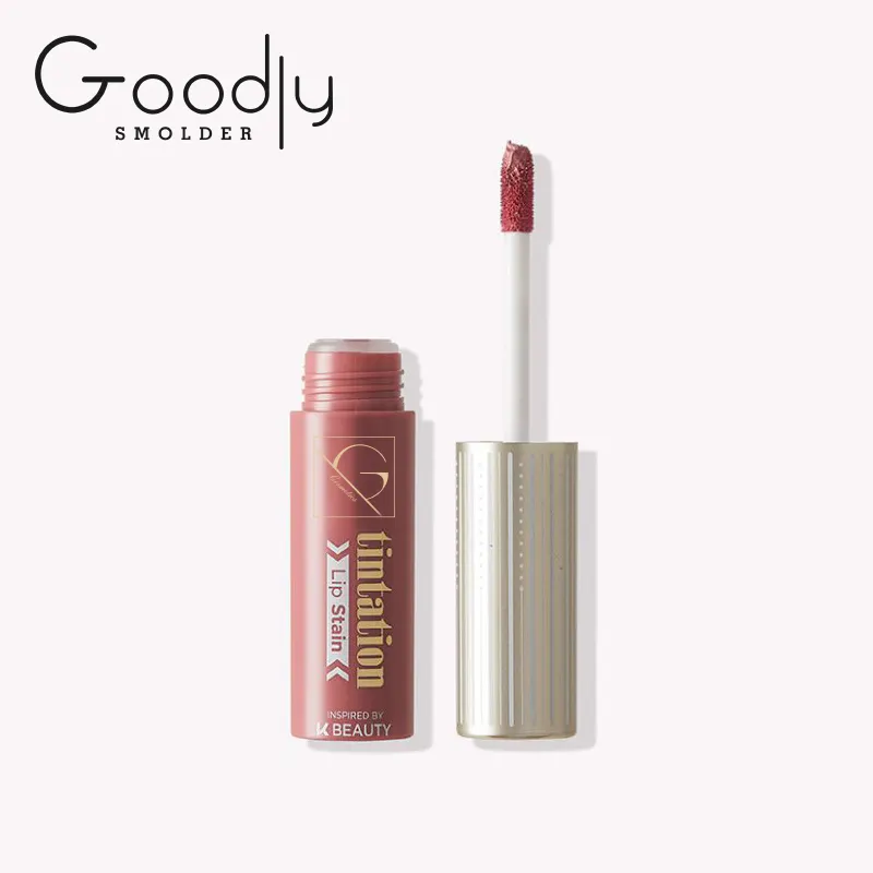 Goodly Smolder Lipstik Bibir Tahan Lama, Pewarna Bibir Tetap Berwarna dari Siang Hingga Malam, Lipstik Tintation Tekstur Creamy