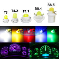 Lampes LED COB pour voiture 12V T3 T4.2 T4.7 B8.4 B8.5, panneau d'instrument, tableau de bord, indicateur, lampe à cale de commande centrale