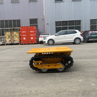 Ferngesteuertes Gummi-Raupenfahrgestell 500kg 1000kg 2000kg Kettenlaufwerk für Hangbetrieb Transportfahrzeug