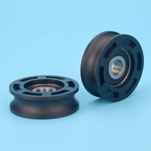 Con Lăn Dẫn Hướng Trượt Độ Cứng POM Tùy Chỉnh Bánh Xe Ròng Rọc <span class=keywords><strong>10</strong></span>*48*16Mm Cho Tủ Cửa Sổ Trượt - Product Image 1