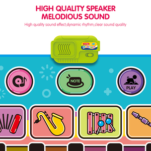 Juguete educativo de alta calidad de dibujos animados coloridos Jouet Kids Dancing Musical Floor Piano Keyboard Play Mat - Product Image 3