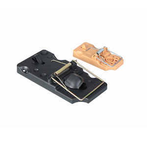 OWLTRA-trampa para roedores reutilizable para niños, trampa de plástico negro para roedores y ratones - Product Image 1