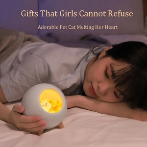 Touch LED Cute Little Pet House LED Rechargeable Atmosphere Night Light Portable Bluetooth Speaker Music Led Desk <b>Table</b> Lights - Product Image 5