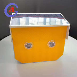 Voyant d'avertissement jaune séquentiel synchronisé Led solaire de sécurité routière - Product Image 2