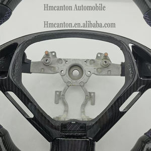 Volante Deportivo de Fibra de Carbono con Revestimiento de Cuero Liso y Franja Superior para Infiniti G27 G37, el Más Popular - Product Image 2