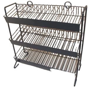 Estantes de exhibición de metal profesional Revestimiento en polvo para esmalte de uñas Logotipo personalizado - Product Image 1