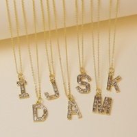 Mode 26 Alphabet Pendentif Lettres Accessoires En Laiton Pendentif Initial Charmes pour La Fabrication De Bijoux