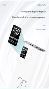 เครื่องชาร์จแบตเตอรี่พกพาขายส่ง ความจุ 20000 มิลลิแอมป์  แบตสำรอง  พาวเวอร์แบงค์  พร้อมหน้าจอแสดงผลดิจิตอลอัจฉริยะ  รับผลิตแบบ OEM/ODM กำลังไฟ 22.5 วัตต์ - Product Image 6
