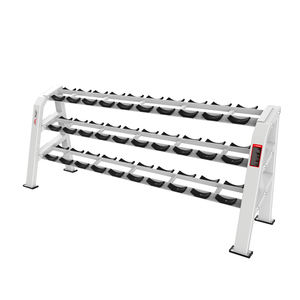 Fabrika fiyat ticari büyük spor ekipmanları 15Pairs dambıl rafı 3 Tier - Product Image 1