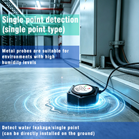 Capteur d'immersion à point unique, sortie RS485 et relais, haute sensibilité pour liquides isolants et conducteurs, alarme de fuite pour salle serveur