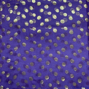 Chất Lượng Cao Thanh Lịch Mịn Phong Cách Mềm Mại Lụa Vải Chowleedee Vàng Kim Loại Phổ Biến Thiết Kế Hoa Mô Hình Cho Quần Áo - Product Image 1