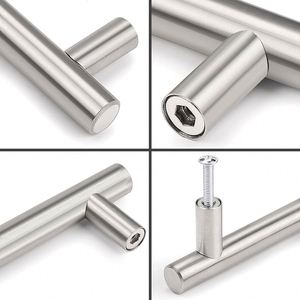 WEKIS Stainless Steel Sliver Flush Pull Handles & Cabinet <b>Knobs</b> for Kitchen Cabinets Drawers Furniture - Product Image 2