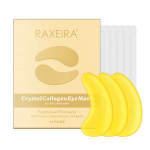 Masques pour les <span class=keywords><strong>yeux</strong></span> en collagène cristallin 24 carats OEM/ODM avec Centella Asiatica, meilleurs patchs pour les <span class=keywords><strong>yeux</strong></span> à l'<span class=keywords><strong>acide</strong></span> <span class=keywords><strong>hyaluronique</strong></span> - Product Image 1