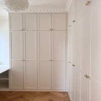 Armoire de villa moderne réglable sur mesure de haute qualité, design d'angle écologique avec grande capacité et quincaillerie haut de gamme