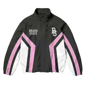 Conjunto Deportivo JERSIZ de 3 Piezas, Chaqueta Cortavientos de Nailon y Poliéster con Estampado Personalizado, Transpirable y Ligero para Hombre - Product Image 1