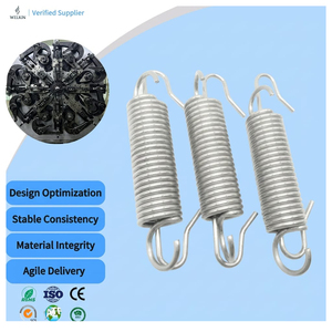 High Quality Extension <b>Spring</b> Double Hook Tension <b>Spring</b> Stainless Steel Carbon Steel Hardware Helical <b>Spring</b> for Industrial Mec - Product Image 1