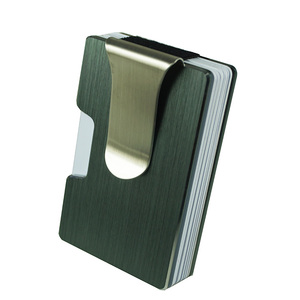 Étui de rangement rfid en métal pour hommes, portefeuille avec des pinces à billets, porte-cartes de crédit - Product Image 2