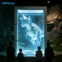 Pantalla LCD Transparente Ultrafina de 21.5, 32, 43, 55, 65, 75 y 86 Pulgadas, Caja Holográfica 3D, Pantalla Publicitaria para Exhibición en Comercios