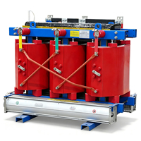 Transformateur sec à bobine en aluminium 500 kVA 10 kV économique SCB10, isolé à la résine ignifuge pour usage industriel