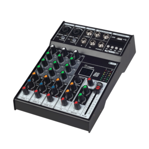 Mezcladora de Audio Profesional Mini de 4/6 Canales, Consola de DJ Metálica, Mezcladora con Ecualizador de 3 Bandas, Entrada USB MP3, Grabación por Computadora, Reproductor de Música - Product Image 2