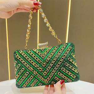 Borse da Sera con Strass per Matrimoni, Balli di Gala, Pochette con Perline e Cristalli per Donne - Product Image 1