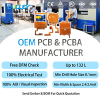 Usine de circuits imprimés, fournisseur de circuits imprimés flexibles FPC avec service d'assemblage SMT, FPC sur mesure pour appareil respiratoire mobile
