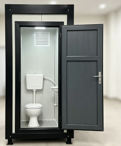 Unité de toilettes mobiles préfabriquées à panneaux sandwich pour <span class=keywords><strong>camping</strong></span>, chantier, <span class=keywords><strong>parc</strong></span>, lieu d'événement - Product Image 1