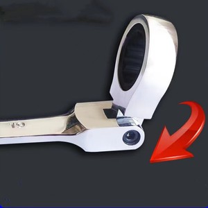 Juego de llaves de carraca de combinación de llave inglesa de anillo de doble compensación de 72 dientes - Product Image 3