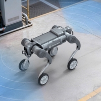 Perro Robot Inteligente Biónico E1-W Serie Wheel-Leg, Perro de Entretenimiento con Carcasa Metálica, Wi-Fi y Control Remoto por Aplicación Android