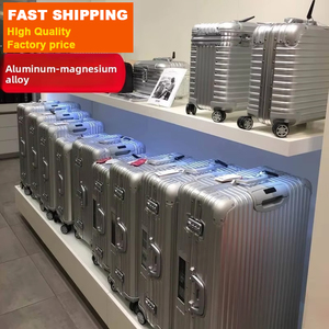 Valise en alliage d'aluminium et de magnésium avec logo personnalisé, durable, coque rigide <span class=keywords><strong>TSA007</strong></span>, valise de voyage noble, valise en aluminium - Product Image 2