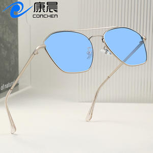 Gafas de sol Ocean Lens unisex con montura metálica, protección UV400, color caramelo, gafas de sol de moda para paseos y pesca - Product Image 4