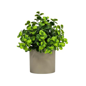 Décoration de salon, bureau, entrée, armoire à vin, fleur artificielle, simulation de petite plante en pot - Product Image 2
