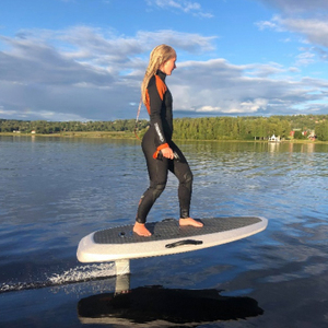 Planche de surf électrique hydrofoil 2026 KNL 6000W pour adultes, gris métallisé, batterie lithium-ion longue durée, vitesse 35 km/h, capacité de charge 100 kg - Product Image 6