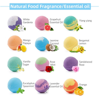 Kit de bombes de bain effervescentes, bombes de bain bio
