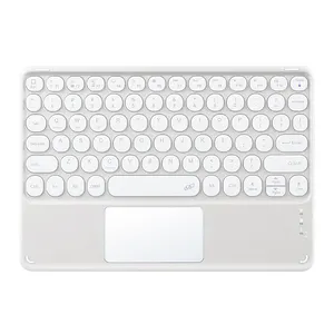 Wireless English keyboard Slim Portable Rechargeable BT Keyboard For iPad For iPhone Tablet Touchpad For iPad