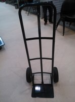 Chariot à main industriel HT1805 en acier avec roue pneumatique de 10 pouces