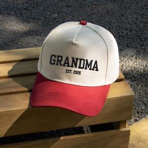 Nueva Gorra de Béisbol Acrílica de 5 Paneles, Estilo Americano, Deportiva, Transpirable, Impermeable, Ajustable, con Bordado de Dos Tonos - Product Image 1