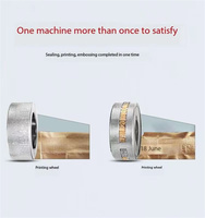 Machine à sceller les sachets de thé et de snacks, scelleuse horizontale à bande continue FR-900, scelleuse thermique en acier inoxydable avec marquage de date