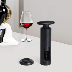 Tire-bouchon manuel portable Tik Tok très populaire, réutilisable, avec coupe-capsule pour bouteilles de vin - Product Image 3