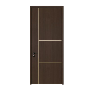 Chambre intérieure porte en <span class=keywords><strong>bois</strong></span> à un seul vantail design chambre intérieure gris mdf porte affleurante en <span class=keywords><strong>bois</strong></span> pour les maisons - Product Image 4