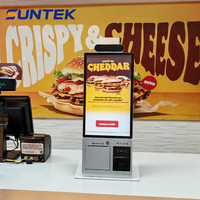 SUNTEK Kiosco de Pago de Autoservicio de 15.6 Pulgadas con Pantalla Táctil para Comercio Minorista y Restaurantes