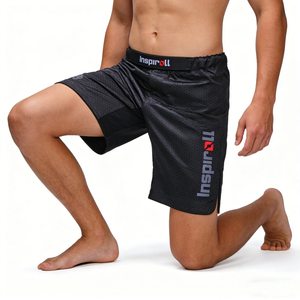 Pantalones Cortos de Lucha con Logotipo Reflectante, Función de Seguridad y Visibilidad Nocturna para Entrenamiento de MMA al Aire Libre - Product Image 3